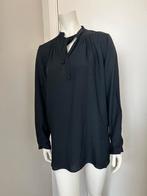 Cacharel blouse noire col mao FR42