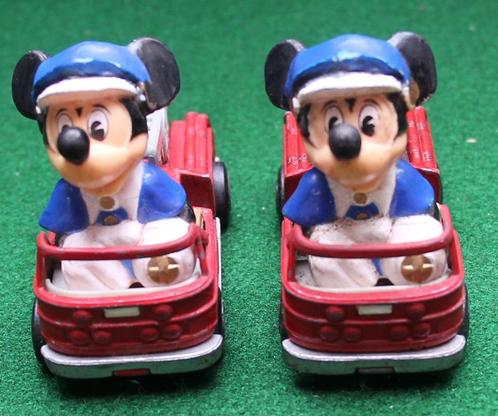 2 mickey mouse brandweerauto's Matchbox uit 1979, Verzamelen, Disney, Gebruikt, Overige typen, Mickey Mouse, Ophalen of Verzenden