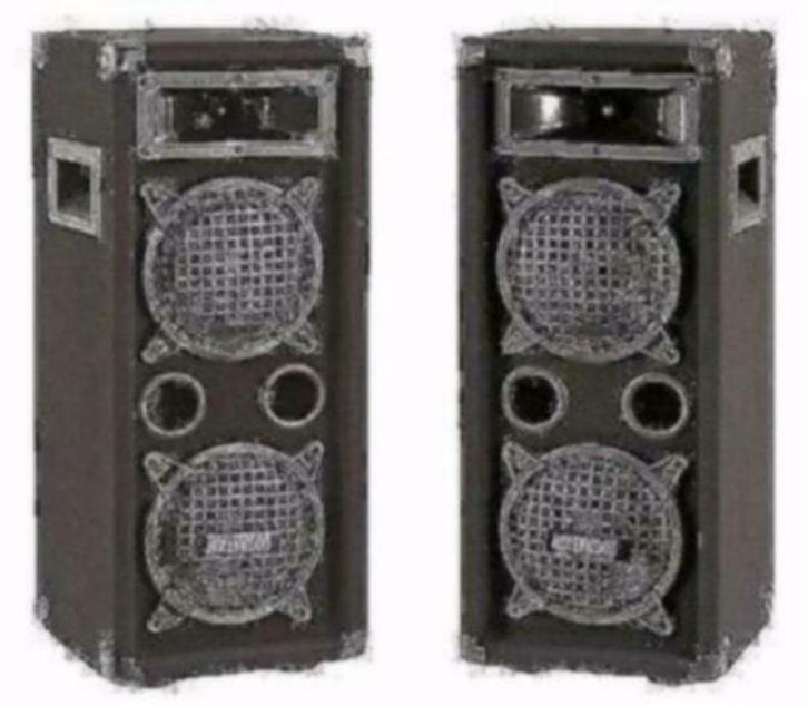 3 weg disco speakers 4 x 20 cm 600 Watt 11D, Audio, Tv en Foto, Luidsprekerboxen, Nieuw, Overige typen, Ophalen of Verzenden