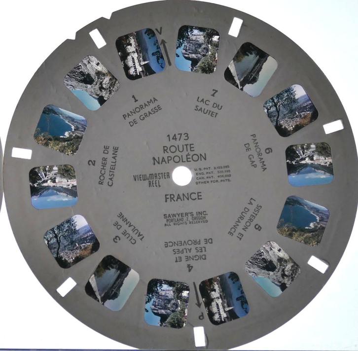 View-master Napoleon-route, Antiek en Kunst, Antiek | Speelgoed, Ophalen of Verzenden