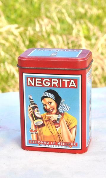 petite boite en fer publicitaire negrita rhum  beschikbaar voor biedingen