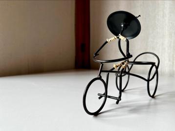 Metalen fiets kaarshouder of bloempot