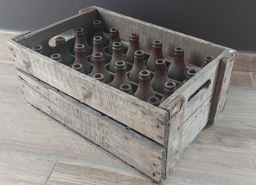 Voormalige Brugghe-brouwerijkluis in Warcoing + 24 flessen, Verzamelen, Biermerken, Flesje(s), Ophalen