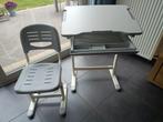 Vertstelbaar bureau met bureaustoel voor kinderen, Kinderen en Baby's, Kinderkamer | Tafels en Stoelen, Ophalen, Gebruikt, Tafel(s) en Stoel(en)