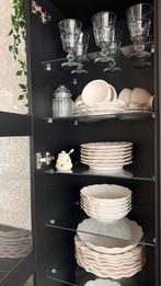 12 personen servies Bourgeouis Maison du Monde+ PERLE glazen, Ophalen, Zo goed als nieuw, Overige stijlen, Compleet servies