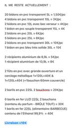 Bus 10-20-25-30L=6€/st vat 68-125-150L = 30€/st, Ophalen of Verzenden