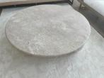 Originele ronde tafel van travertin, Ophalen, Zo goed als nieuw, Rond