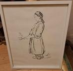 Lithographie femme monograme, Enlèvement ou Envoi