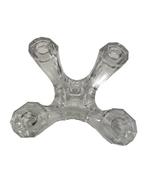 Bougeoir multiple en cristal – Val Saint Lambert – Signé, Enlèvement ou Envoi