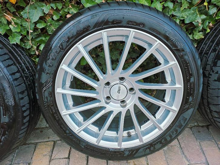 Velgen met banden mercedes v, Auto-onderdelen, Banden en Velgen, Band(en), Zomerbanden, 18 inch, 245 mm, Bestelwagen, Gebruikt