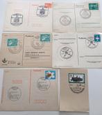 DDR postkaarten met stempels, Postzegels en Munten, Ophalen of Verzenden, DDR