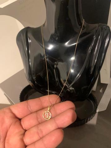 gouden ketting 18karaat  beschikbaar voor biedingen