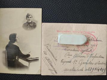 Courrie prisonnier Allemagne Guerre 1940-1945 Belgique  beschikbaar voor biedingen