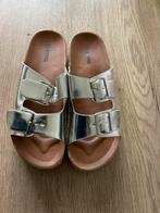 Slippers maat 40 kleur zilver NIEUW, Neuf, Autres couleurs, Enlèvement, Sandales de bain