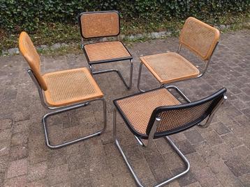 4 leuke vintage stoelen 