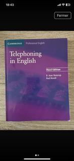 Téléphoner en anglais, Enlèvement, Comme neuf, Enseignement supérieur professionnel, Rod revell