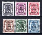PRE339/344** MNH 1938 - Petit sceau de l'état II surcharge t, Timbres & Monnaies, Enlèvement ou Envoi, Non oblitéré, Neuf
