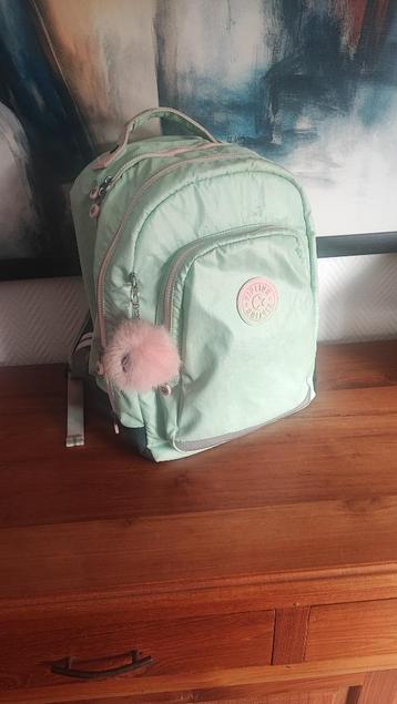 Kipling - Class Room Soft Green Metallic schooltas / rugzak beschikbaar voor biedingen