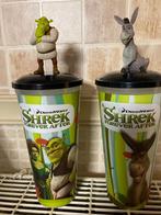2 drinkbekers van Shrek, Collections, Personnages de BD, Ustensile, Autres personnages, Enlèvement ou Envoi, Neuf