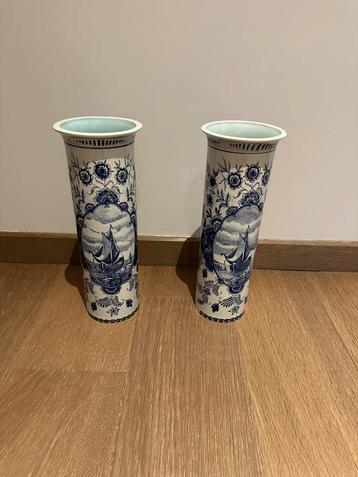 Delft porseleinen vazen, Antiek en Kunst, Ophalen