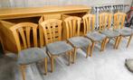 Dressoir en 6 stoelen in beuk, Ophalen, Zo goed als nieuw, Met deur(en)
