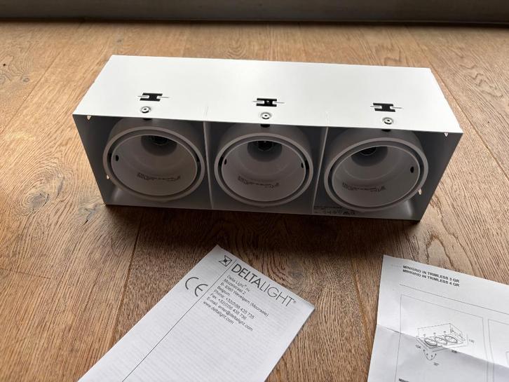 Lamphouder Deltalight, Huis en Inrichting, Lampen | Spots, Nieuw, Plafondspot of Wandspot, Metaal of Aluminium, Inbouw, Ophalen of Verzenden