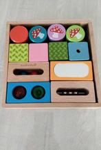 houten blokkenset EverEarth / speelgoed, Met geluid, Ophalen of Verzenden, Zo goed als nieuw, Puzzelen