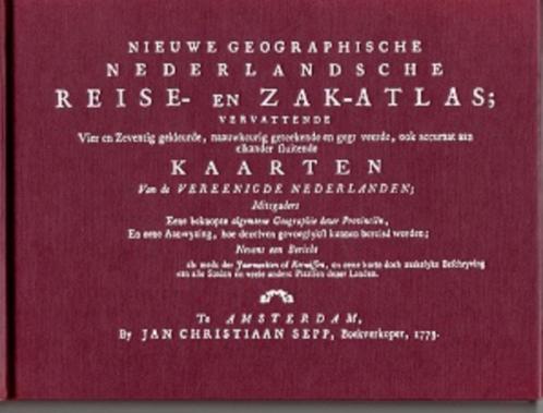 nieuwe geographische reise- en zakatlas 1773, Boeken, Atlassen en Landkaarten, Zo goed als nieuw, Overige atlassen, Nederland