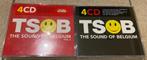 2 boxen van elk 4 CD - The sound of Belgium TSOB-rode+zwarte, Ophalen of Verzenden, Zo goed als nieuw