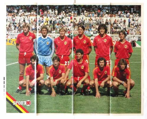 Mexico ‘86 WK Poster uit Sport 80 (1986), Collections, Articles de Sport & Football, Utilisé, Affiche, Image ou Autocollant, Enlèvement ou Envoi