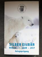 2017 Berlin Eisbär - 1 oz silver in coincard, Ophalen of Verzenden, Zilver