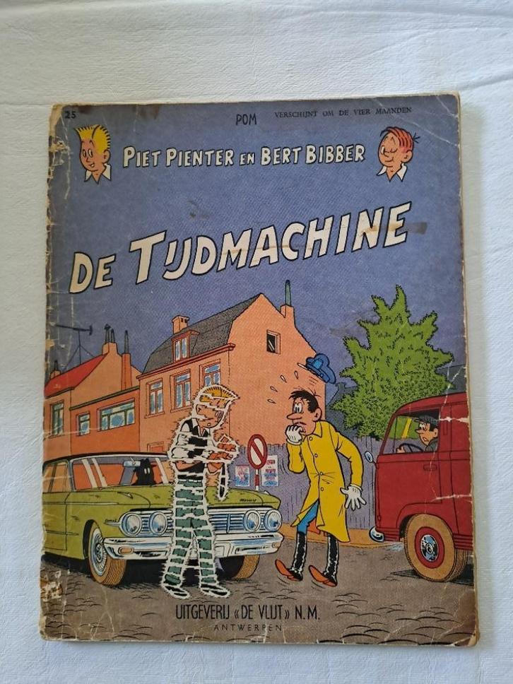 Piet Pienter en Bert Bibber, De Tijdmachine, 1ste dr, redel., Boeken, Stripverhalen, Gelezen, Verzenden