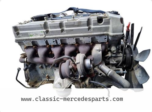 Motor Mercedes OM606 turbodiesel met Turbo en brandstofpomp, Autos : Pièces & Accessoires, Moteurs & Accessoires, Mercedes-Benz