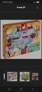 Prachtige voelpuzzel Janod 20 stuks incl poster, Kinderen en Baby's, Speelgoed | Kinderpuzzels, Ophalen, Zo goed als nieuw
