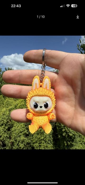 porte-clés Labubu differentes  couleurs beschikbaar voor biedingen
