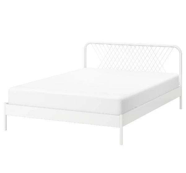 Lit IKEA + sommier à lattes rétractable 140 x 200, Maison & Meubles, Chambre à coucher | Lits, Utilisé, Deux personnes, 140 cm