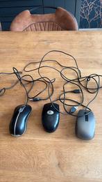 Set van 3 computermuizen, Computers en Software, Muizen, Ophalen, Bedraad, Muis
