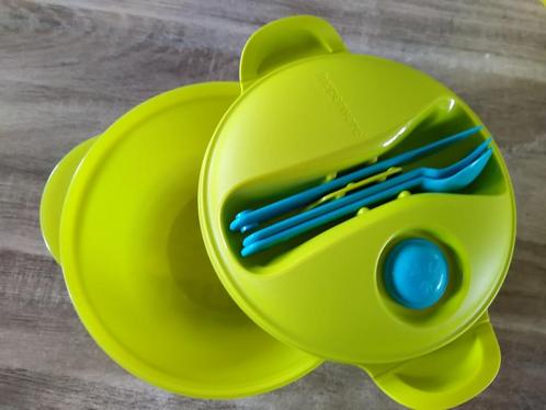 Tupperware gele kom met Tupperware bestek, Huis en Inrichting, Keuken | Tupperware, Zo goed als nieuw, Bak of Kom, Geel, Ophalen