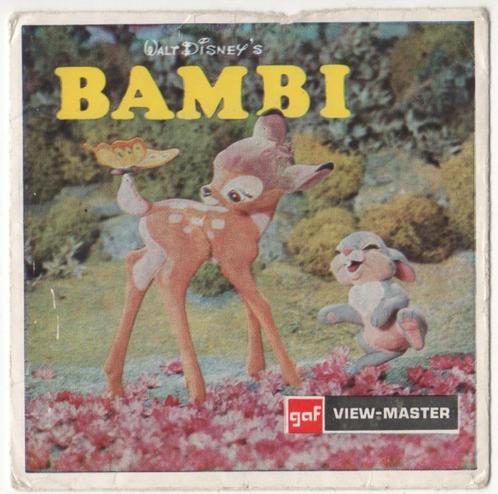 View-master Bambi B 400 boekje FR, Antiek en Kunst, Antiek | Speelgoed, Ophalen of Verzenden