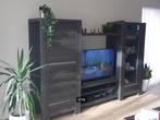 2-delige barkast met TV meubel (regio Aalst), Huis en Inrichting, Kasten |Televisiemeubels, Modern, Gebruikt, Overige houtsoorten