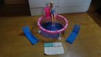 Zwembad met barbiepop van barbie, Enlèvement, Comme neuf, Barbie