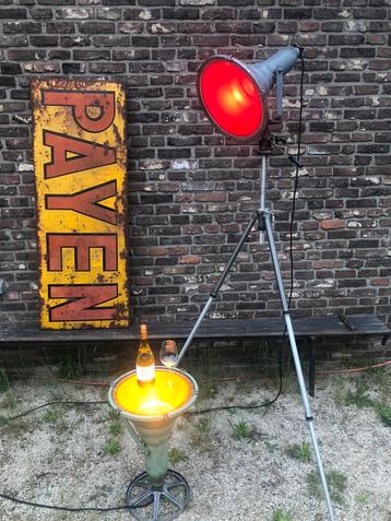 industrial vintage lampen/ spots ADB belgium beschikbaar voor biedingen