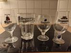 Set van 4 glazen Brouwerij De Kluis Hoegaarden, Ophalen, Gebruikt, Bierglas