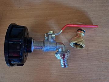 IBC kraan adapter, Enlèvement ou Envoi, Neuf, Avec robinet
