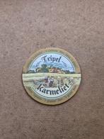 Sous bock Tripel Karmeliet (modèle 2), Ophalen of Verzenden, Gebruikt, Viltje(s), Overige merken