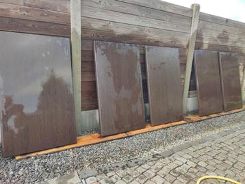 Werzalit terrastafelbladen 5 stuks 120 x 70 cm beschikbaar voor biedingen