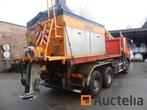Containerwagen met kraan DAF AT75PE (2005-256.718 km), Auto's, Overige brandstoffen, Bedrijf, DAF, Te koop