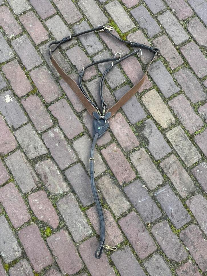 LJ elastisch borsttuig, Dieren en Toebehoren, Paarden en Pony's | Hoofdstellen en Tuigage, Gebruikt, Springen, Ophalen of Verzenden