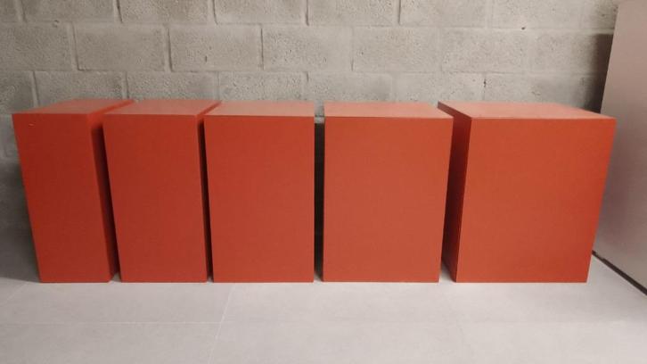 5 design kastjes, Huis en Inrichting, Kasten | Overige, Gebruikt, Ophalen