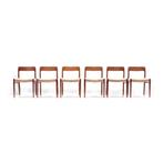 Ensemble de 6 chaises modèle 75 conçues par Niels Möller '60, Enlèvement ou Envoi